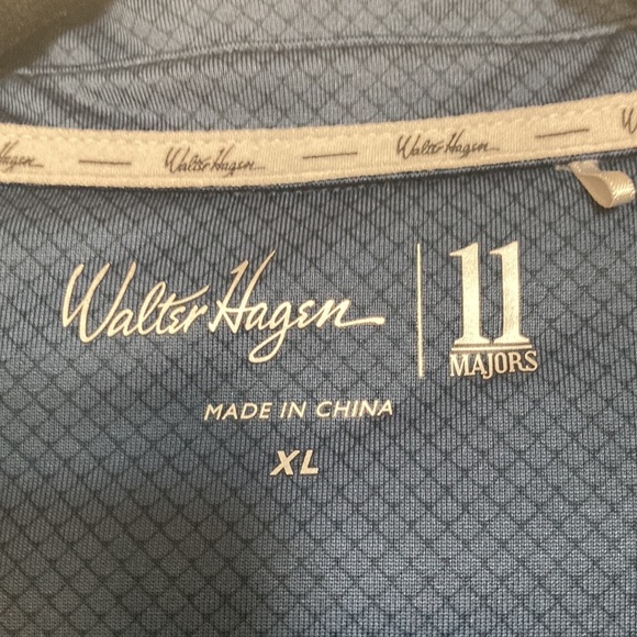 WALTER HAGEN GOLF SHIRT MEN SIZE XL BLUE ATHLETIC - Picture 8 of 11